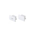 SET OF WHITE PLASTIC END CAPS FOR P127 1PC WITH HOLE & 1PC WITHOUT HOLE - ledmania.gr