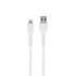 MAXLIFE MXUC-04 CABLE USB - LIGHTNING 1M 3A WHITE - ledmania.gr