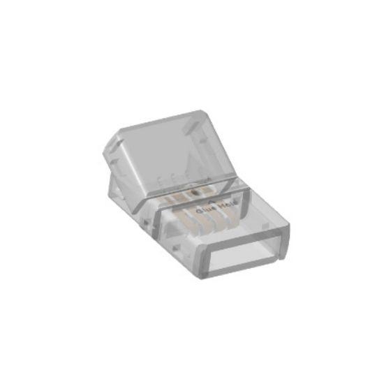 2PIN MIDDLE CONECTOR FOR SINGLE COL 10mm 5050 IP67 LED STRIP - ledmania.gr