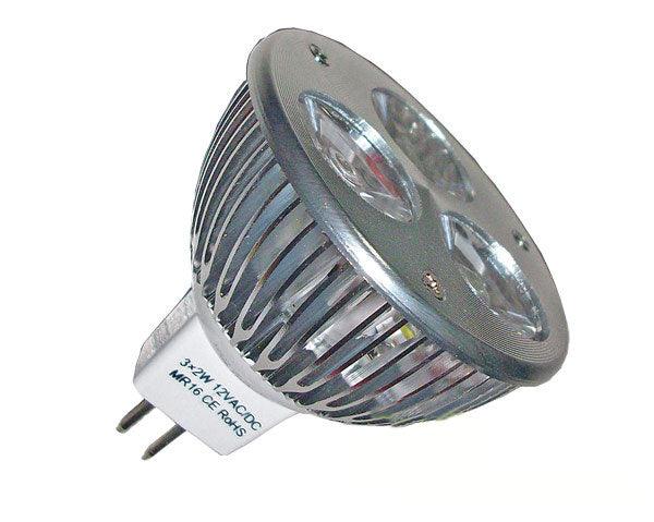 3*2w-Mr16 Υψηλης Ισχυος Led Spot Dimmable-540lm-12vDc-60° - ledmania.gr