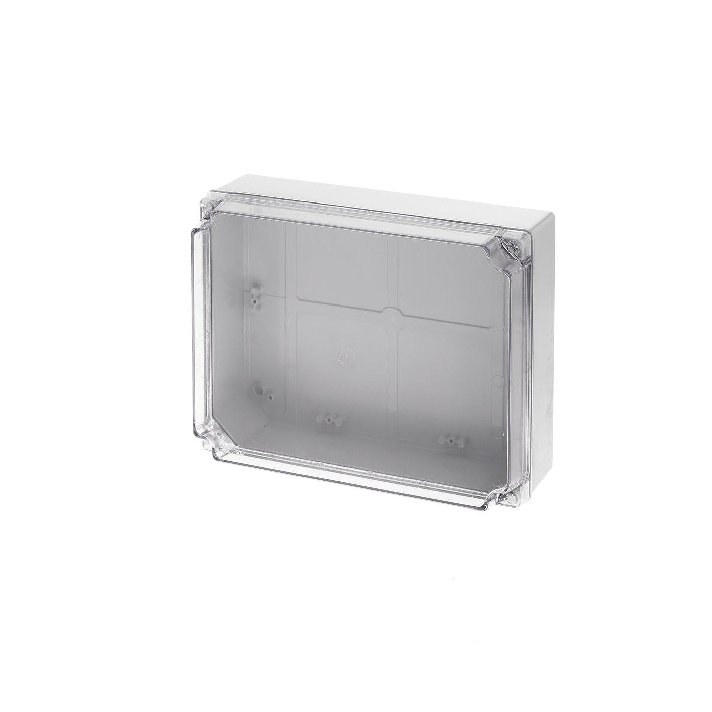 310X240X120 SURF BOX TRANSARENT LID IP65 - ledmania.gr