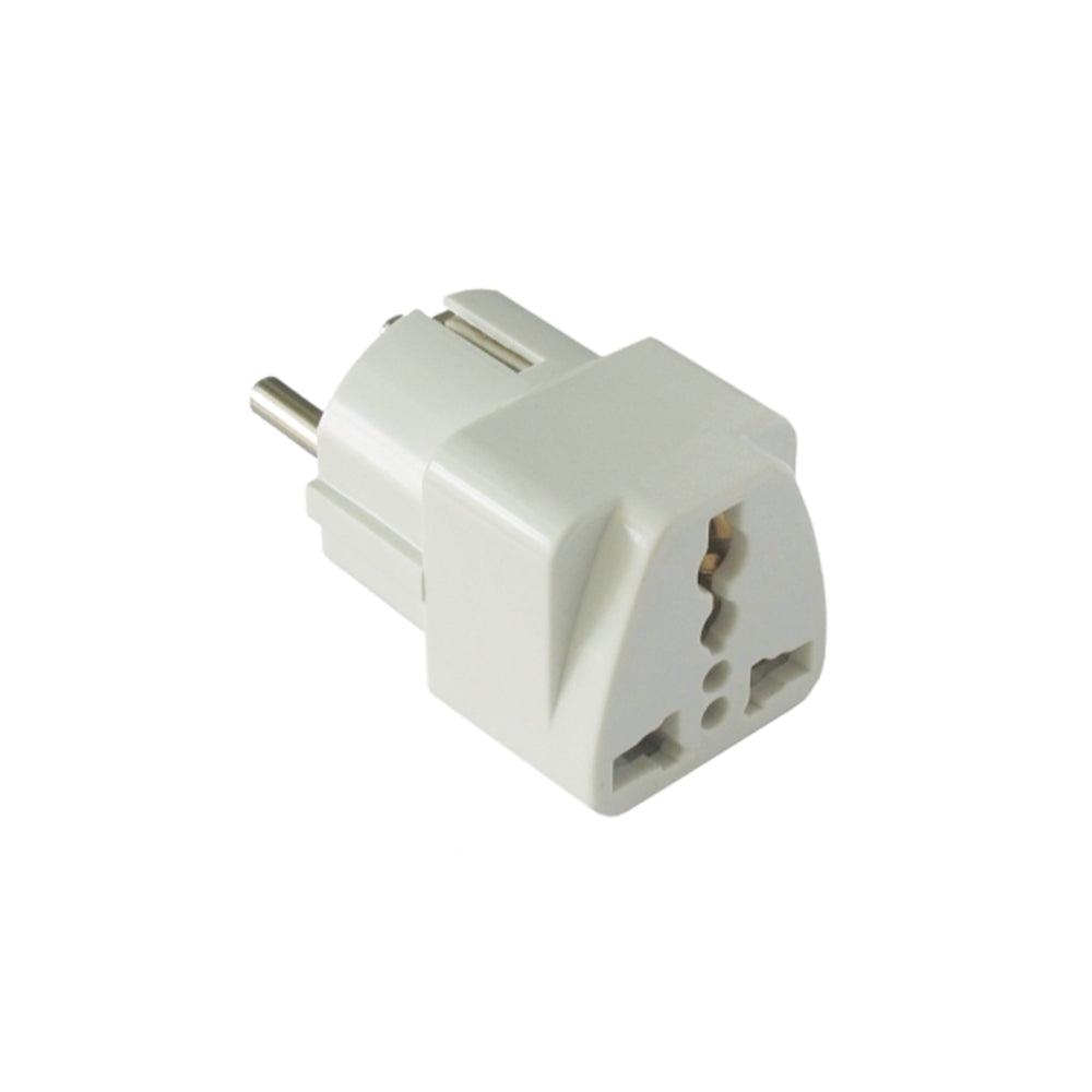ΟΕΜ Αντάπτορας UK-US σε EU Schuko DT 220V, Universal, Λευκό 17704 - ledmania.gr