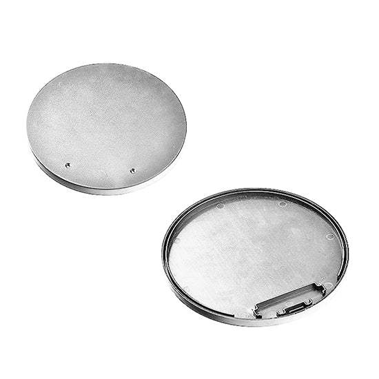 NETTO SET OF SILVER PLASTIC CAPS FOR PROFILE P120 - ledmania.gr
