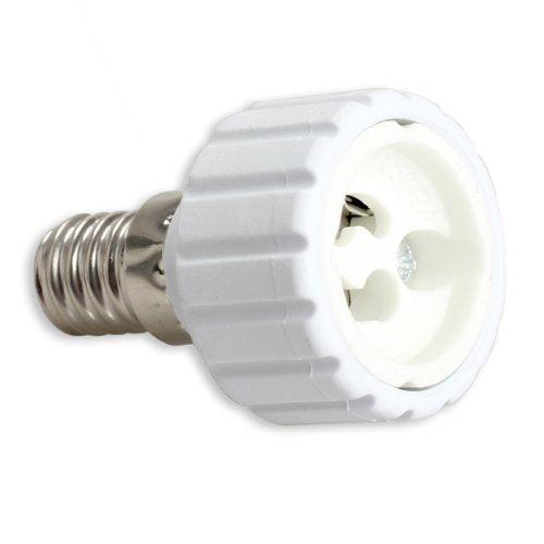 Πλαστικός Αντάπτορας από E14 σε GU10 GloboStar 77796 - ledmania.gr