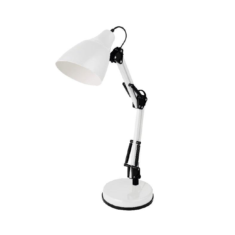Φ/Σ ΓΡΑΦΕΙΟΥ 1ΧΕ27 ΛΕΥΚΟ ΜΕΤΑΛΛΙΚΟ Φ15ΧΦ12ΧΗ50CM - ledmania.gr