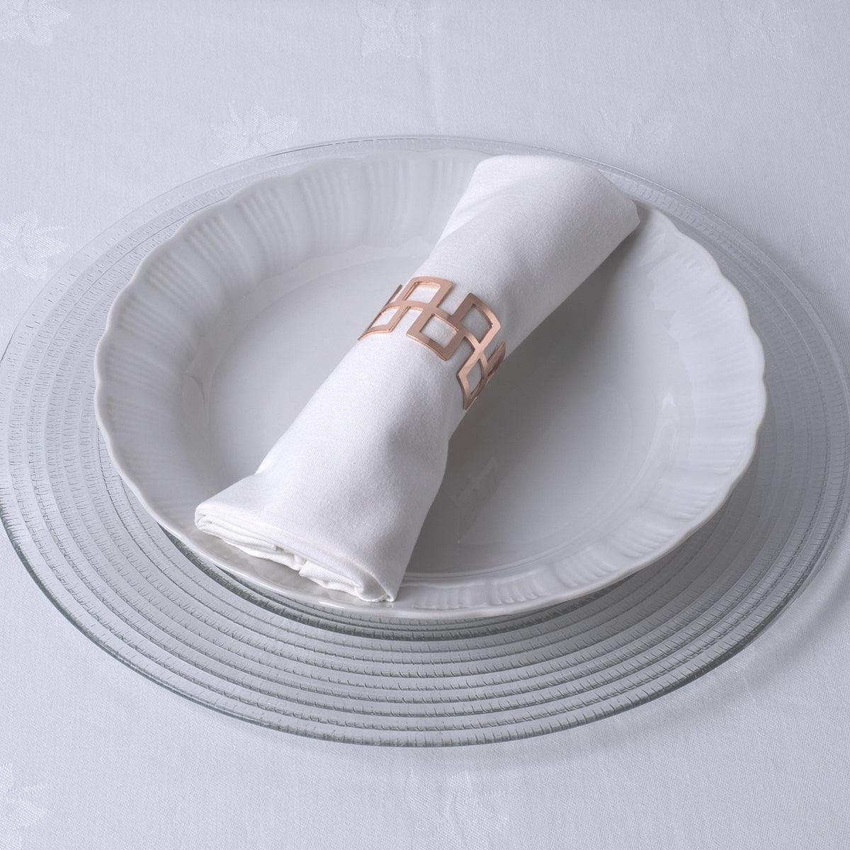 GloboStar® MENU 35008 Δαχτυλίδι Πετσέτας Μεταλλικό Χάλκινο Φ4.5 x Υ3cm - ledmania.gr