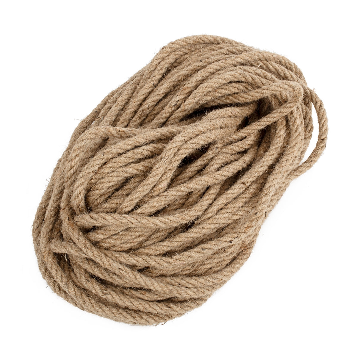 GloboStar® DECOR-ROPE 35051 Εύκαμπτο Διακοσμητικό Σχοινί Τριχιά Πλεκτό 50 Μέτρα Διαμέτρου 14mm Μπεζ D14mm x L50m - ledmania.gr