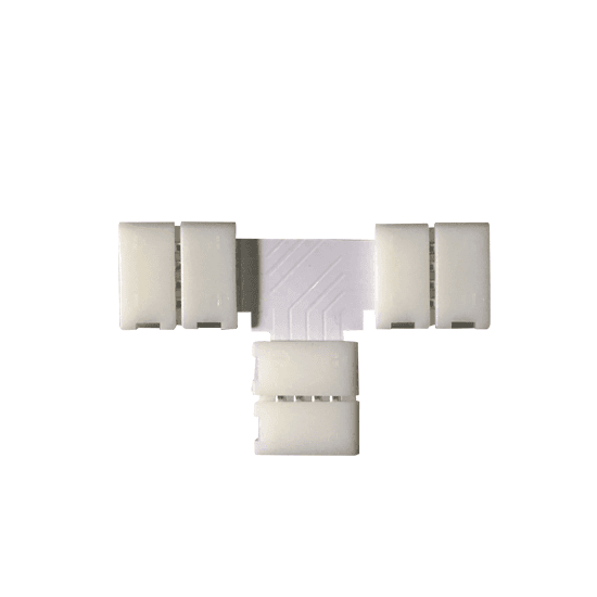 T CONNECTOR FOR SINGLE COLOR 5050 LED STRIP - ledmania.gr