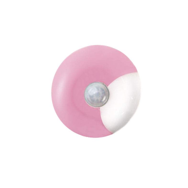 LED ΛΑΜΠΑΚΙ ΝΥΧΤΟΣ 0,4W 6000Κ UFO ΡΟΖ ΜΕΡΑΣ-ΝΥΧΤΑΣ 230V Φ8CM - ledmania.gr