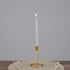 GloboStar® EVELYN 35106 Κηροπήγιο Μεταλλικό Χρυσό Φ9.5 x Υ15cm - ledmania.gr