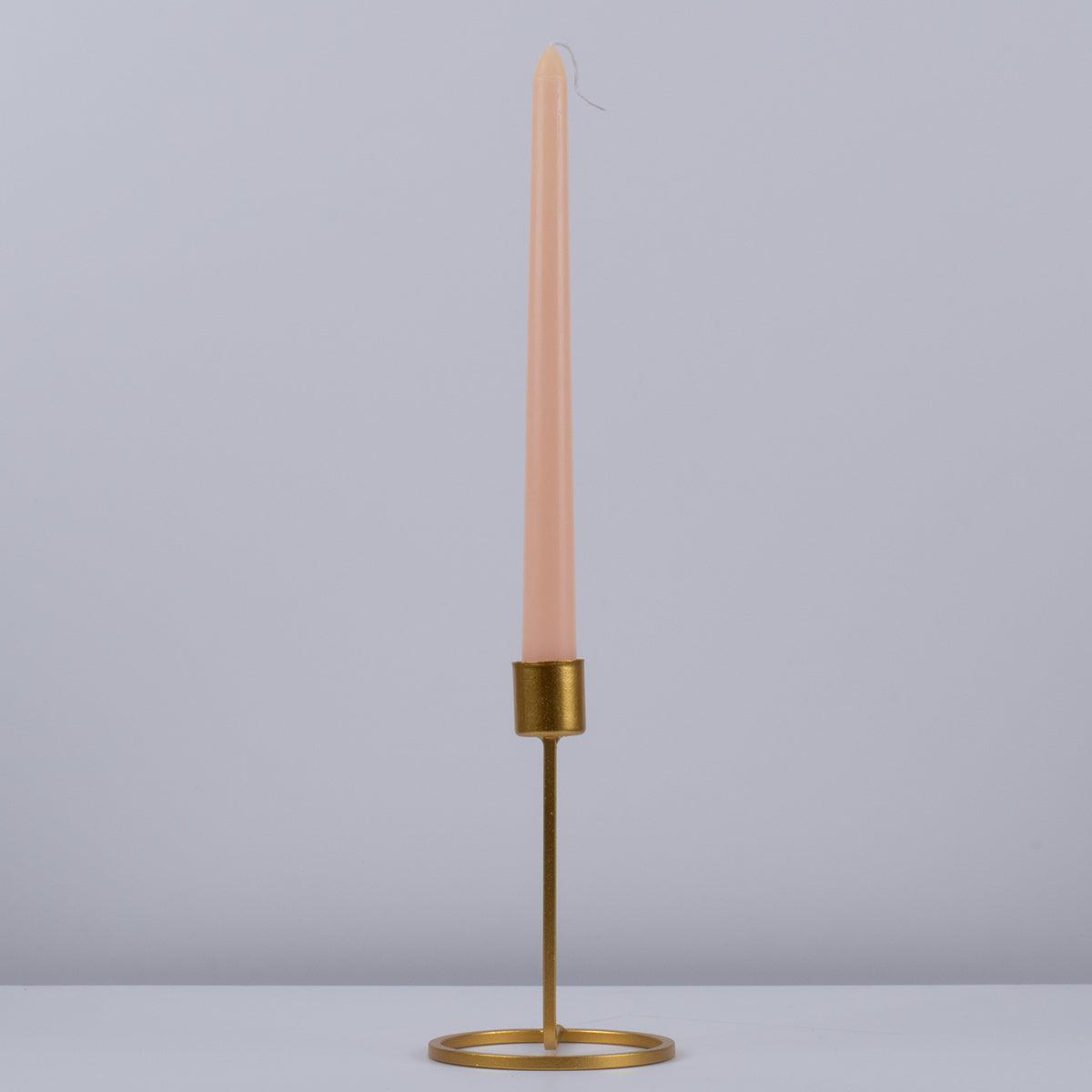 GloboStar® PINK-ORCHID 35205 ΣΕΤ 4 Αρωματικά Κεριά Κηροπηγίου Παραφίνης με Άρωμα Άγρια Ορχιδέα Σομόν Μ2 x Π2 x Υ25cm - ledmania.gr