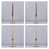 GloboStar® AUTUMN-CALM 35207 ΣΕΤ 4 Αρωματικά Κεριά Κηροπηγίου Παραφίνης με Άρωμα Άγριο Τριαντάφυλλο Πολύχρωμα Μ2 x Π2 x Υ25cm - ledmania.gr