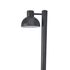 ΜΑΥΡΟ ΦΩΤΙΣΤΙΚΟ BERO 1XE27 MAX.10W LED IP44 ΜΕ ΚΟΛΩΝΑ & ΟΠΑΛ PC ΚΑΛΥΜΜΑ - ledmania.gr