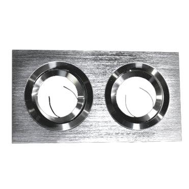 ΣΠΟΤ GU10 ΔΙΠΛΟ ΑΛΟΥΜΙΝΙΟΥ 172Χ92Χ20mm - ledmania.gr