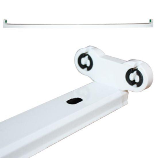 ΦΩΤΙΣΤΙΚΟ 2X60cm  ΓΙΑ ΔΥΟ ΛΑΜΠΤΗΡΕΣ LED Τ8 230V - ledmania.gr