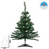 GloboStar® Crazy Christmas Χριστουγεννιάτικο Δέντρο SantaClaus Φ40 x Υ60εκ Πράσινο με Πλαστική Βάση - ledmania.gr