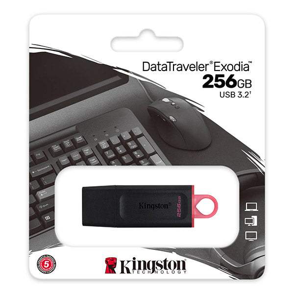 KINGSTON DTX/256GB DATATRAVELER EXODIA 256GB USB 3.2 FLASH DRIVE - ledmania.gr