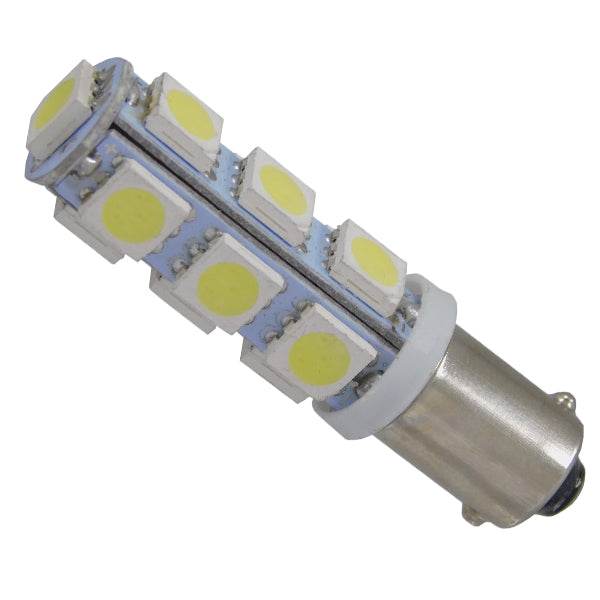 Λαμπτήρας LED Ba9s με 13 SMD 5050 Ψυχρό Λευκό GloboStar 37341 - ledmania.gr