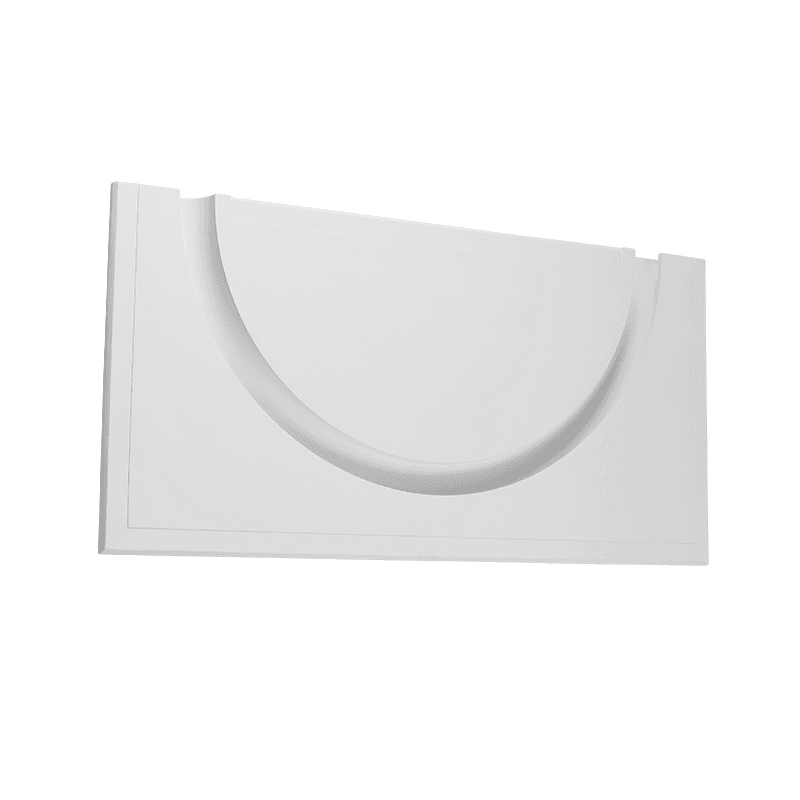 ^ΓΥΨΙΝΟ TRIMLESS ΦΩΤΙΣΤΙΚΟ ANDIE ΗΜΙΚΥΚΛΙΟ 84x42x5CM - ledmania.gr