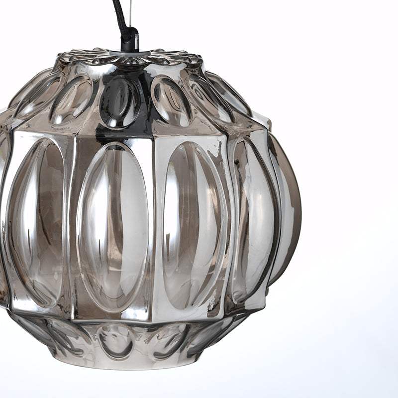ΚΡΕΜΑΣΤΟ Φ/Σ 1ΧΕ27 ΓΥΑΛΙ ΓΚΡΙ Φ25ΧΗ120CM - ledmania.gr