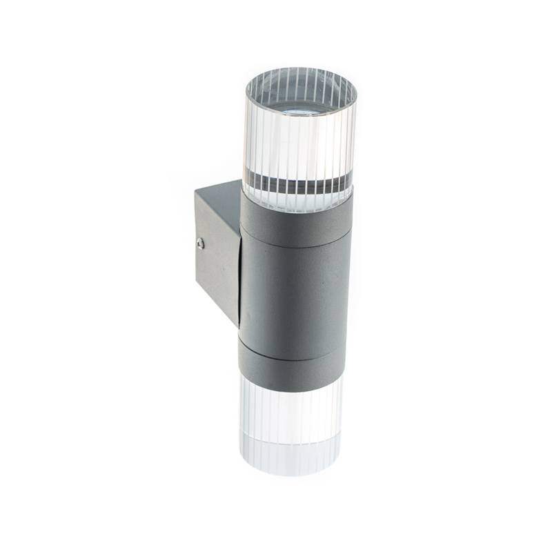 UP-DOWN CLEAR 2W LED 3000K 230V GREY - ledmania.gr
