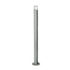 POLE 90CM CLEAR 2W LED 3000K 230V GREY - ledmania.gr