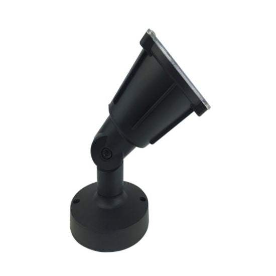 LED PP BLACK SPOT LIGHT230V IP54 6W 6000K 500Lm SMD120°Ra80 - ledmania.gr