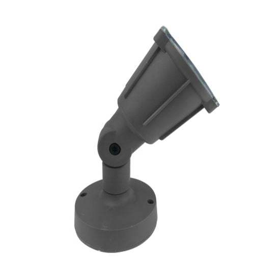 LED PP GREY SPOT LIGHT230V IP54 6W 6000K 500Lm SMD120°Ra80 - ledmania.gr