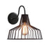 ΑΠΛΙΚΑ ΜΕΤΑΛΛΙΚΗ ΜΑΥΡΗ ΚΑΜΠΑΝΑ 1 Χ Ε27  Φ30CM - ledmania.gr