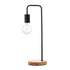 ΠΟΡΤΑΤΙΦ 1XE27 ΜΑΥΡΟ ΜΕΤΑΛΛΙΚΟ ΜΕ ΞΥΛΟ Φ18χΗ48cm - ledmania.gr