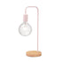 ΠΟΡΤΑΤΙΦ 1ΧΕ27 ΜΕΤΑΛΛΙΚΟ ΠΑΛ ΡΟΖ + ΞΥΛΟ 18ΧΗ48CM - ledmania.gr