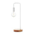 ΠΟΡΤΑΤΙΦ 1XE27 ΛΕΥΚΟ ΜΕΤΑΛΛΙΚΟ ΜΕ ΞΥΛΟ Φ18χΗ48cm - ledmania.gr