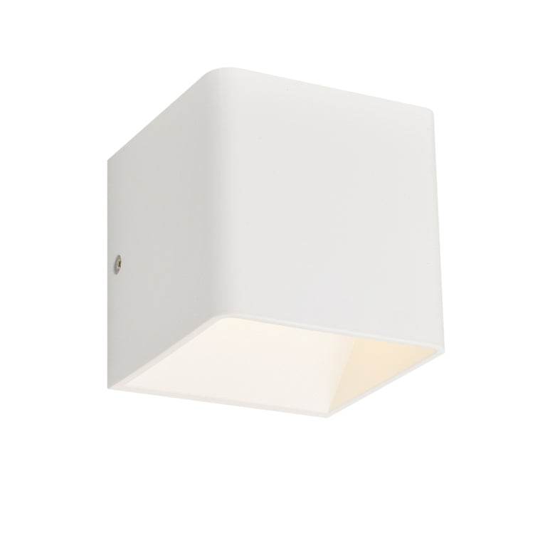 ΛΕΥΚΗ ΑΠΛΙΚΑ LED UP-DOWN CUBE 1X3W 230V 3000K 25000hrs - ledmania.gr