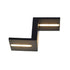 ΕΠΙΤΟΙΧΙΟ Φ/Σ LED UPSIDE TETRIS ΜΑΥΡΟ 2Χ4W 230V 3000K 30000h - ledmania.gr