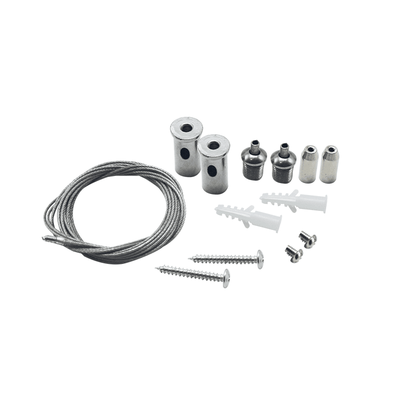 PENDANT KIT WITH 2PCS STEEL WIRES 1M FOR MYA EMERGENCY LUMINAIRE - ledmania.gr