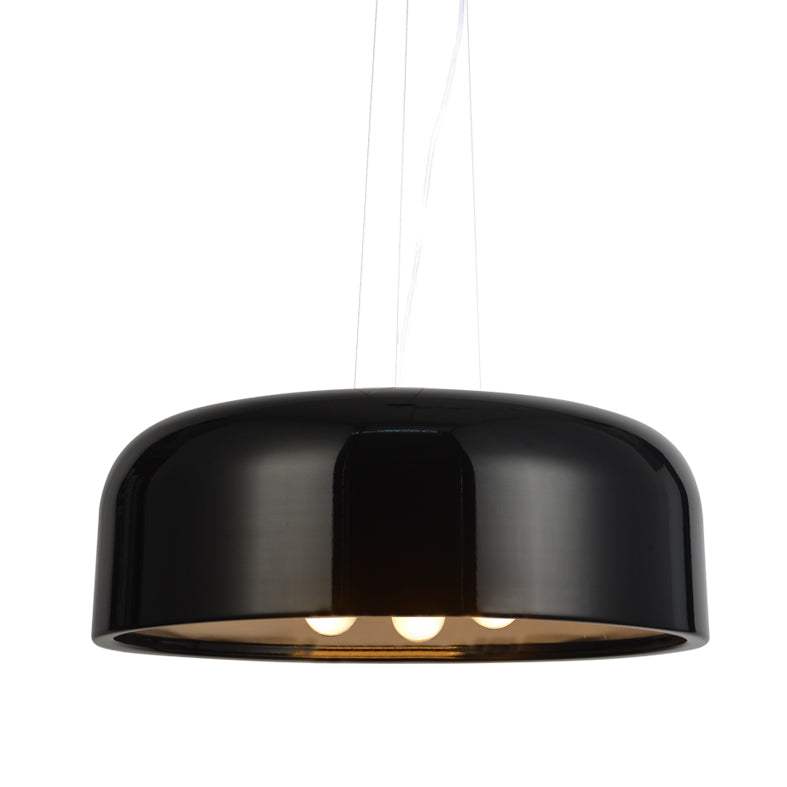 ΚΡΕΜΑΣΤΟ Φ/Σ 3XE27 ΜΕΤΑΛΛΙΚΟ ΜΑΥΡΟ Φ48cm - ledmania.gr