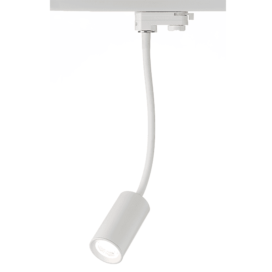 WHITE LED TRACK LIGHT 10W 3000K 2WIRES 38° 850LM 230V Ra80 - ledmania.gr