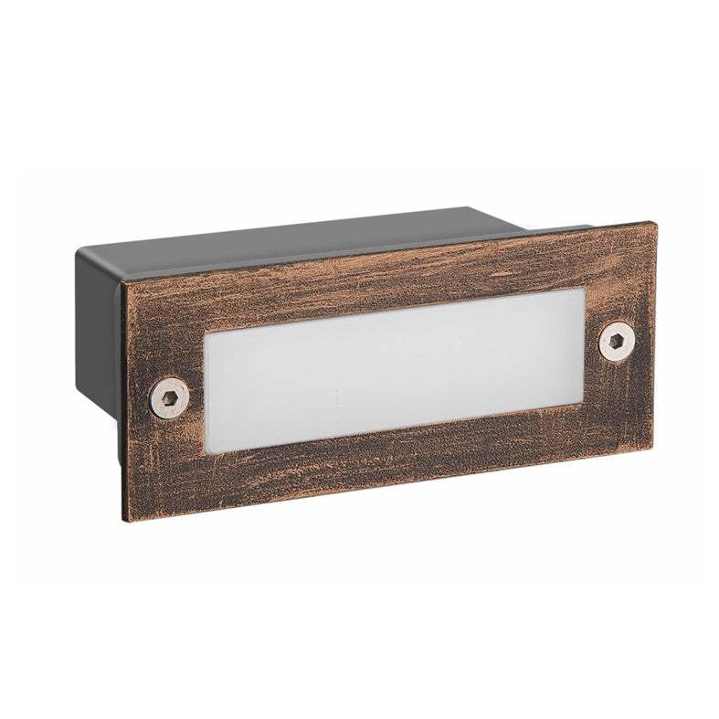 LED STEP LUMINAIRE 110X44 R 2W 3000K 90Lm 230V IP54 RA80 - ledmania.gr