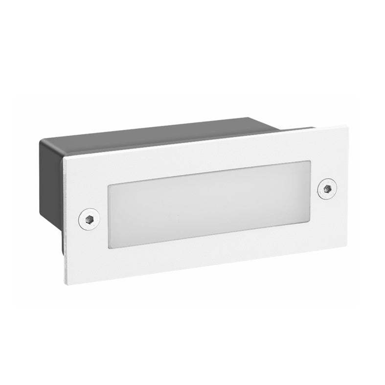 LED STEP LUMINAIRE 110X44 W 2W 3000K 90Lm 230V IP54 RA80 - ledmania.gr
