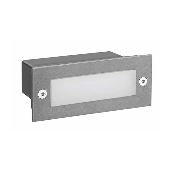 LED STEP LUMINAIRE 110X44 G 2W 6000K 100Lm 230V IP54 RA80 - ledmania.gr