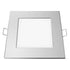 LED SLIM PANEL NM SQUARE REC. 6W 3000K 400Lm 120mm 230V Ra80 - ledmania.gr