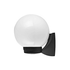 PLASTIC WALL GARDEN BLACK LUMINAIRE Φ200 E27 IP44 - ledmania.gr