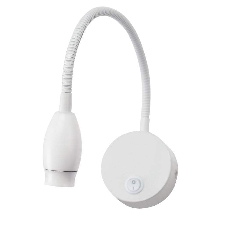 ΕΠΙΤΟΙΧΟ ΣΠΟΤ ΣΠΙΡΑΛ LED 3W ΜΑΤ ΛΕΥΚΟ 120° 210Lm 4.000Κ 230V - ledmania.gr