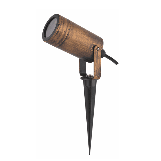 RUST SPOT LUMINAIRE GU10 MAX. 3W LED IP65 & GARDEN SPIKE - ledmania.gr