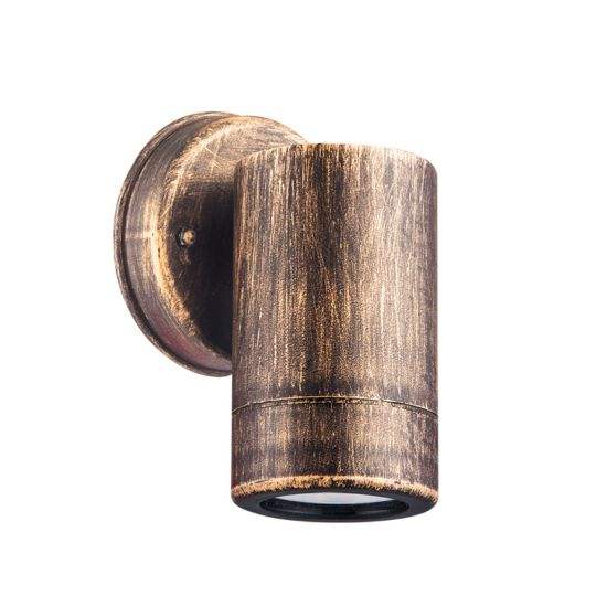 ONE BEAM RUST PP  WALL LIGHT GU10Max.3W LED IP44 87x60x120mm - ledmania.gr