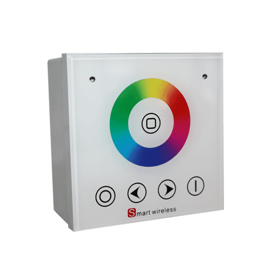 WALL TOUCH CONTROLLER FOR LED SMART WIRELESS RGB SYSTEM - ledmania.gr