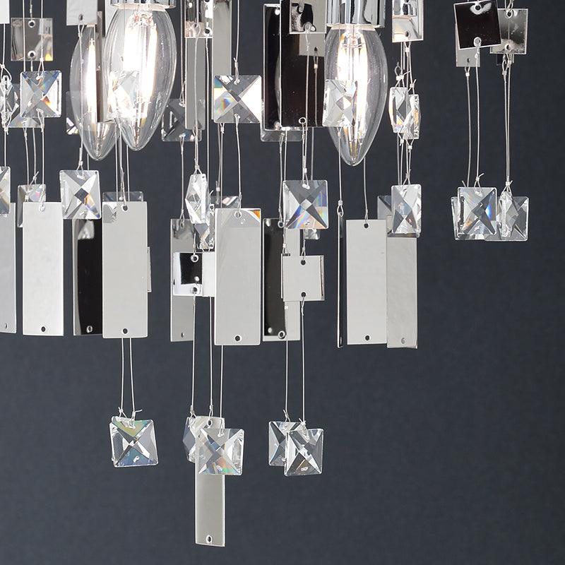 Φ/Σ ΟΡΟΦΗΣ 3ΧΕ14 ΧΡΩΜΙΟ ΜΕΤΑΛΛΟ Φ35ΧΗ32,5CM - ledmania.gr