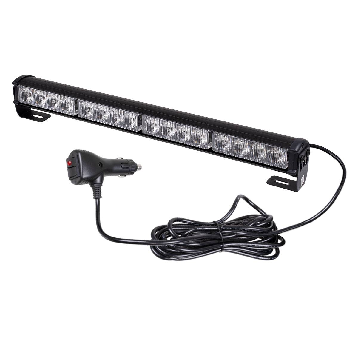 GloboStar® 85273 PRO Series Μπάρα Σήμανσης Οχήματος Security - Ασφαλείας για Αυτοκίνητα & Φορτηγά 16 Προγραμμάτων Φωτισμού STROBE LED SMD 3030 32W DC 10-30V Αδιάβροχη IP66 Πράσινο - ledmania.gr