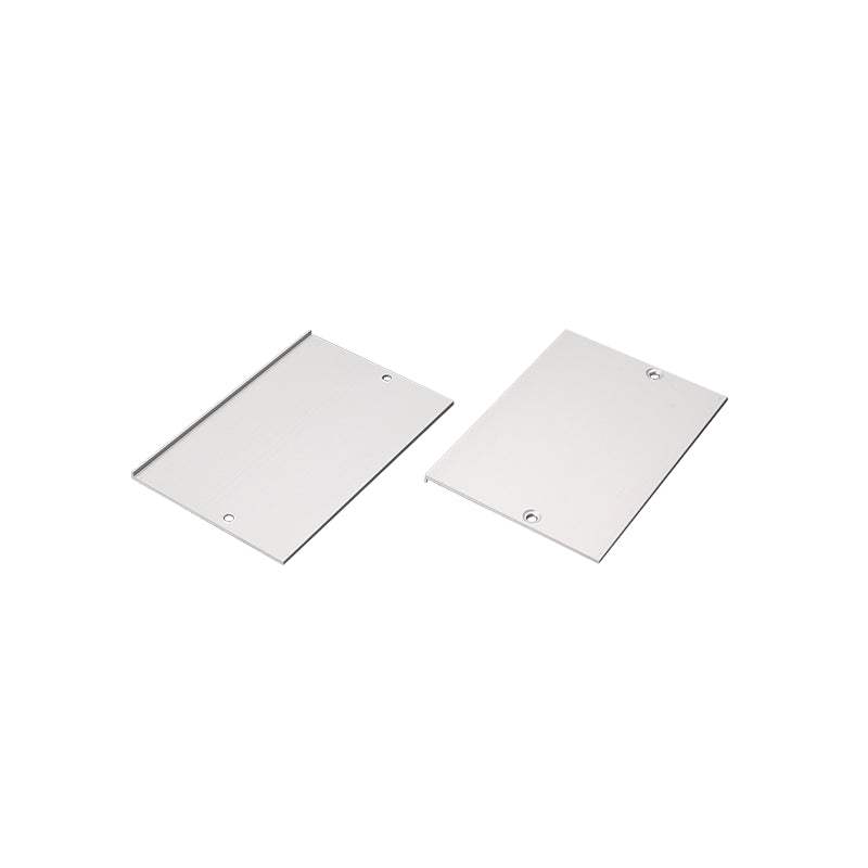 SET OF METAL END CAPS FOR P224, 2PCS WITHOUT HOLE - ledmania.gr