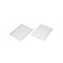 SET OF METAL END CAPS FOR P224, 2PCS WITHOUT HOLE - ledmania.gr